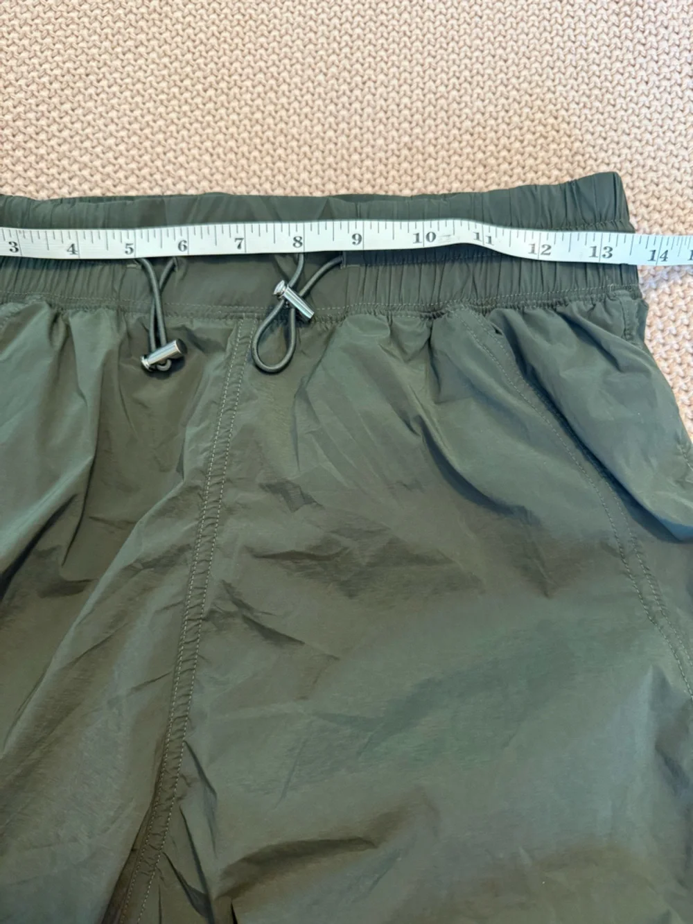 YPB Abercrombie & Fitch Olive Drawstring Utility Balloon Pants Small - Picture 7 of 10